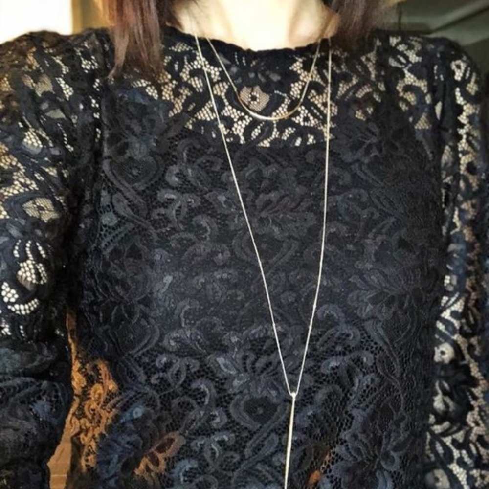 Stella & Dot | Delicate Hammered GOLD Versatile 3-in-1 Kari Layered ArcN… - Picture 3 of 8